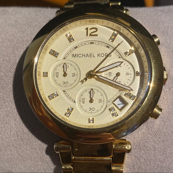 Michael Kors Gold Watch - Picture 1 of 5